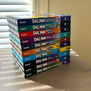 The Dog Man Series Hardback - Books 2-11 - Like New